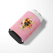Load image into Gallery viewer, Borboel Mastiff Pink Flowers Can or Bottle Hugger CK4121CC