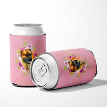 Load image into Gallery viewer, Borboel Mastiff Pink Flowers Can or Bottle Hugger CK4121CC
