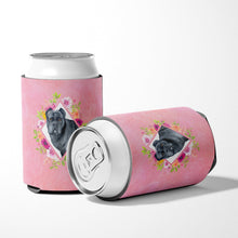 Load image into Gallery viewer, Cane Corso Pink Flowers Can or Bottle Hugger CK4125CC