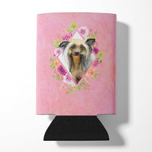 Load image into Gallery viewer, Chinese Crested Pink Flowers Can or Bottle Hugger CK4130CC