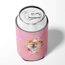 Load image into Gallery viewer, Chow Chow #2 Pink Flowers Can or Bottle Hugger CK4132CC