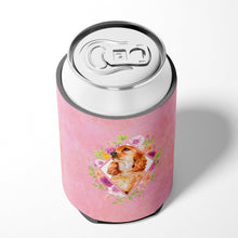 Load image into Gallery viewer, Cocker Spaniel #2 Pink Flowers Can or Bottle Hugger CK4133CC