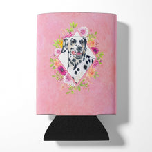 Load image into Gallery viewer, Dalmatian Pink Flowers Can or Bottle Hugger CK4137CC