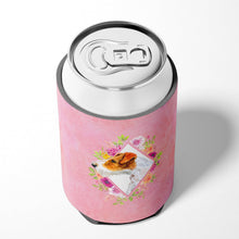 Load image into Gallery viewer, Jack Russell Terrier #2 Pink Flowers Can or Bottle Hugger CK4142CC