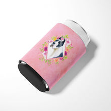 Load image into Gallery viewer, Great Dane Pink Flowers Can or Bottle Hugger CK4150CC