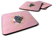 Load image into Gallery viewer, Newfoundland Pink Flowers Coasters - Set of 4 Lightweight Foam, Absorbent Drink Coasters  CK4163FC