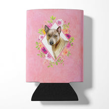 Load image into Gallery viewer, Thai Ridgeback Pink Flowers Can or Bottle Hugger CK4188CC