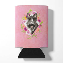 Load image into Gallery viewer, Scottish Terrier Pink Flowers Can or Bottle Hugger CK4214CC