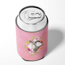 Load image into Gallery viewer, Italian Greyhound Pink Flowers Can or Bottle Hugger CK4230CC