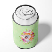 Load image into Gallery viewer, Akita Green Flowers Can or Bottle Hugger CK4271CC
