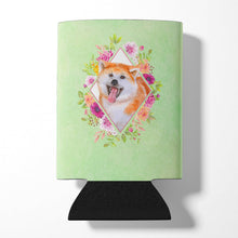 Load image into Gallery viewer, Akita Green Flowers Can or Bottle Hugger CK4271CC