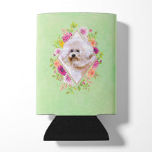 Load image into Gallery viewer, Bichon Fris? #1 Green Flowers Can or Bottle Hugger CK4279CC