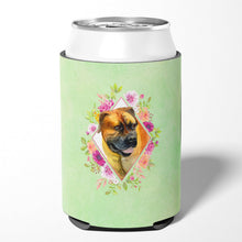 Load image into Gallery viewer, Borboel Mastiff Green Flowers Can or Bottle Hugger CK4281CC
