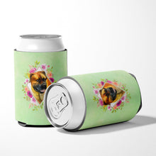 Load image into Gallery viewer, Borboel Mastiff Green Flowers Can or Bottle Hugger CK4281CC