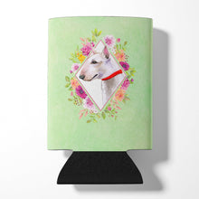 Load image into Gallery viewer, Bull Terrier Green Flowers Can or Bottle Hugger CK4284CC