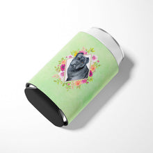 Load image into Gallery viewer, Cane Corso Green Flowers Can or Bottle Hugger CK4285CC
