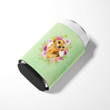 Load image into Gallery viewer, Chihuahua #1 Green Flowers Can or Bottle Hugger CK4288CC