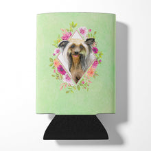 Load image into Gallery viewer, Chinese Crested Green Flowers Can or Bottle Hugger CK4290CC
