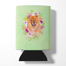Load image into Gallery viewer, Chow Chow #1 Green Flowers Can or Bottle Hugger CK4291CC