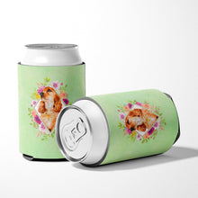 Load image into Gallery viewer, Chow Chow #2 Green Flowers Can or Bottle Hugger CK4293CC