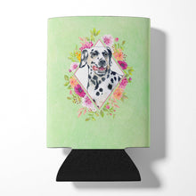 Load image into Gallery viewer, Dalmatian Green Flowers Can or Bottle Hugger CK4297CC