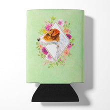 Load image into Gallery viewer, Jack Russell Terrier #2 Green Flowers Can or Bottle Hugger CK4302CC