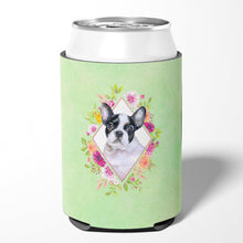 Load image into Gallery viewer, French Bulldog Green Flowers Can or Bottle Hugger CK4303CC