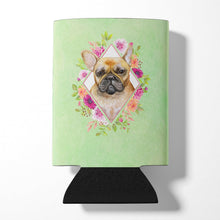 Load image into Gallery viewer, Fawn French Bulldog Green Flowers Can or Bottle Hugger CK4304CC