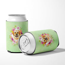 Load image into Gallery viewer, Golden Retriever Green Flowers Can or Bottle Hugger CK4309CC
