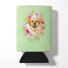 Load image into Gallery viewer, Golden Retriever Green Flowers Can or Bottle Hugger CK4309CC