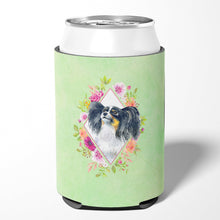 Load image into Gallery viewer, Papillon Green Flowers Can or Bottle Hugger CK4325CC