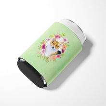 Load image into Gallery viewer, Corgi Green Flowers Can or Bottle Hugger CK4327CC