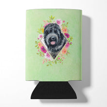Load image into Gallery viewer, Russian Black Terrier Green Flowers Can or Bottle Hugger CK4336CC