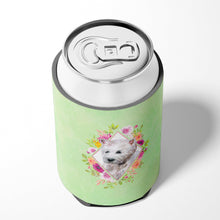 Load image into Gallery viewer, West Highland White Terrier Green Flowers Can or Bottle Hugger CK4353CC