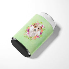 Load image into Gallery viewer, Jack Russell Terrier Green Flowers Can or Bottle Hugger CK4358CC