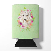 Load image into Gallery viewer, Wheaten Terrier Green Flowers Can or Bottle Hugger CK4362CC