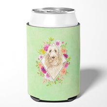 Load image into Gallery viewer, Spinone Italiano Green Flowers Can or Bottle Hugger CK4369CC