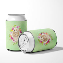Load image into Gallery viewer, Spinone Italiano Green Flowers Can or Bottle Hugger CK4369CC