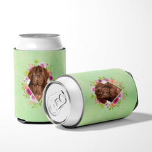 Load image into Gallery viewer, Newfoundland Green Flowers Can or Bottle Hugger CK4381CC