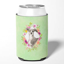 Load image into Gallery viewer, Italian Greyhound Green Flowers Can or Bottle Hugger CK4390CC
