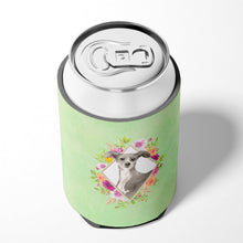 Load image into Gallery viewer, Italian Greyhound Green Flowers Can or Bottle Hugger CK4390CC