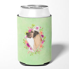 Load image into Gallery viewer, Fawn Great Dane Green Flowers Can or Bottle Hugger CK4394CC