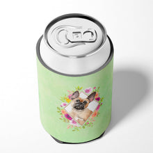 Load image into Gallery viewer, Fawn French Bulldog Green Flowers Can or Bottle Hugger CK4398CC