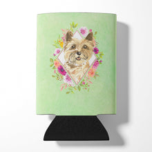Load image into Gallery viewer, Cairn Terrier Green Flowers Can or Bottle Hugger CK4410CC