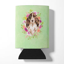 Load image into Gallery viewer, Brown Parti Cocker Spaniel Green Flowers Can or Bottle Hugger CK4412CC