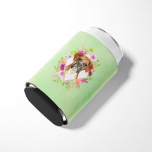 Load image into Gallery viewer, Boxer Green Flowers Can or Bottle Hugger CK4415CC