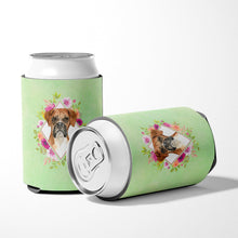 Load image into Gallery viewer, Boxer Green Flowers Can or Bottle Hugger CK4415CC