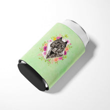 Load image into Gallery viewer, Bouvier des Flandres Green Flowers Can or Bottle Hugger CK4416CC