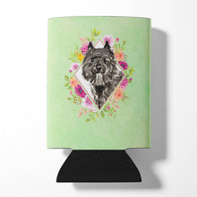 Load image into Gallery viewer, Bouvier des Flandres Green Flowers Can or Bottle Hugger CK4416CC
