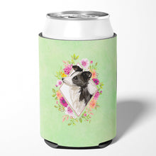 Load image into Gallery viewer, Border Collie Green Flowers Can or Bottle Hugger CK4418CC